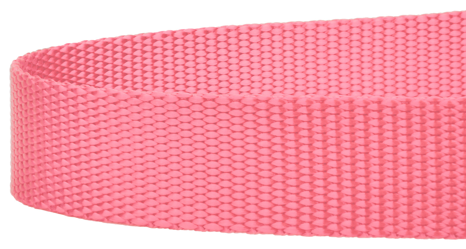 Country Brook Petz® 4ft by 3/4 inch Pink Heavyduty Doublehandle Nylon Leash