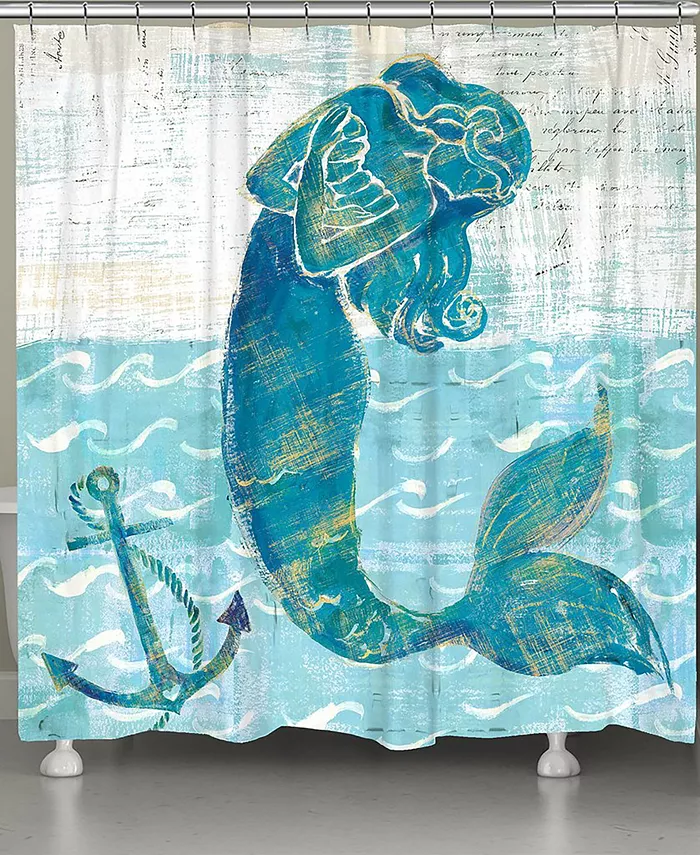 Laural Home Mermaid of the Seven Seas Shower Curtain