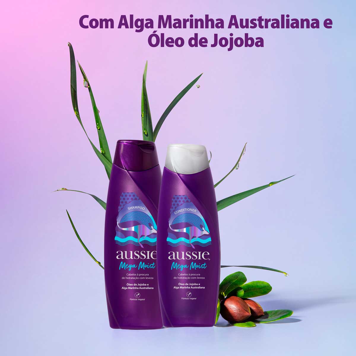 Condicionador Aussie Mega Moist 360ml