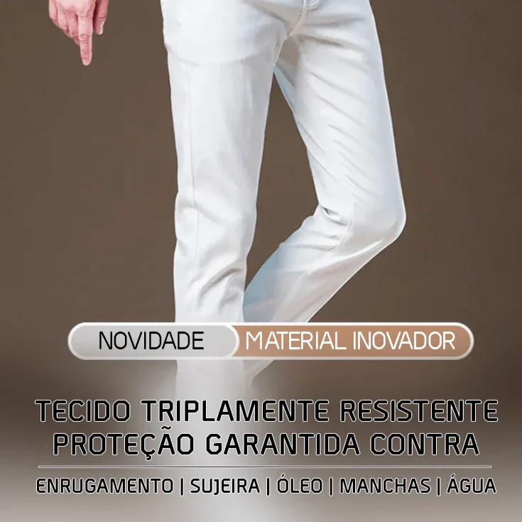 Calça Jeans Masculina Hércules™ Com Tecnologia Hidrofóbica/ A Escolha Definitiva em Resistência, Conforto e Estilo!