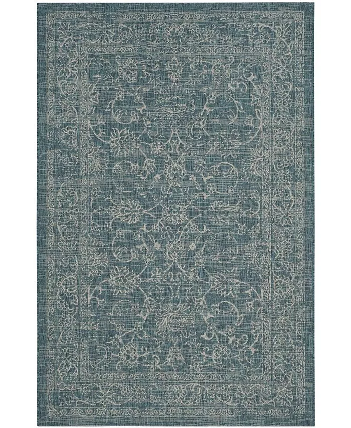 Safavieh Courtyard Turquoise 5'3