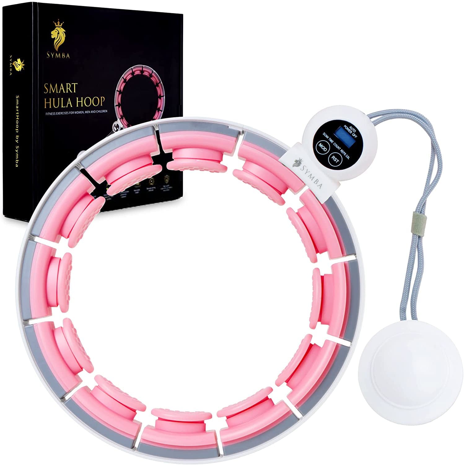 generic Smart Hula Hoop， Smart Weighted Hula Hoop， Hoop Fit， Premium PVC Quality