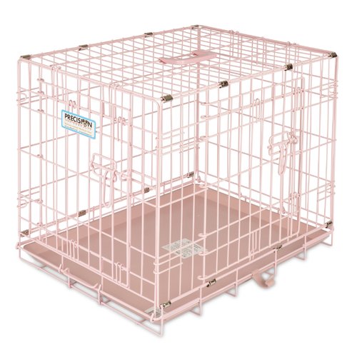 Precision Blue Provalu 2 Door Dog Crate ， up to 25 lbs