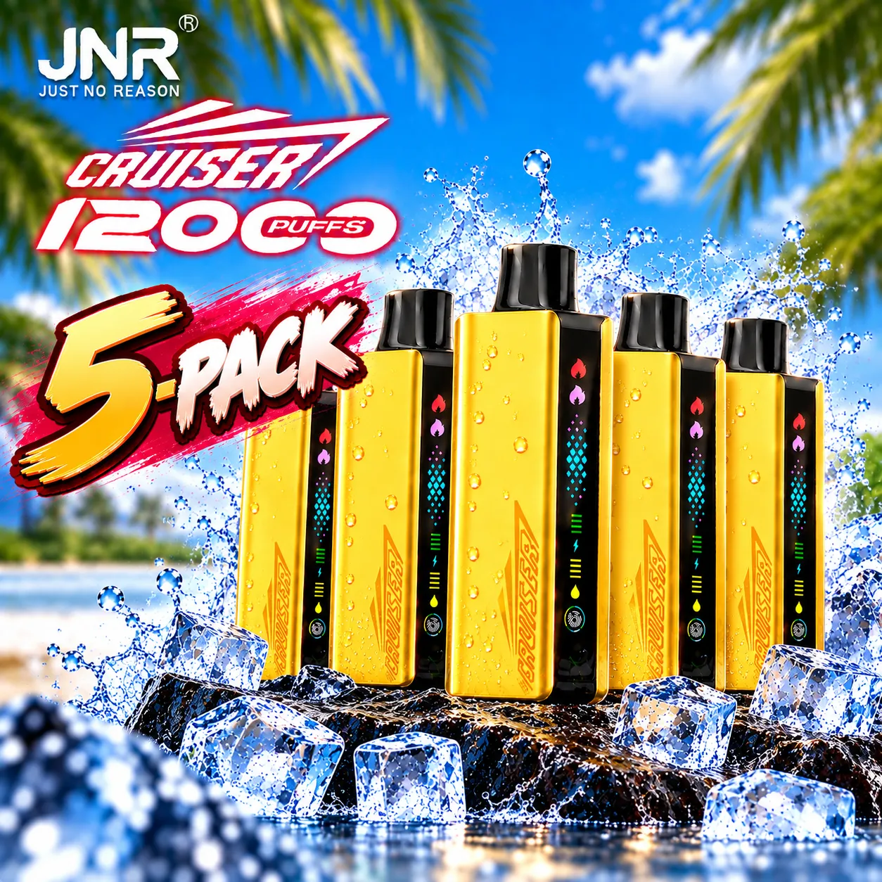 🇦🇺✨ JNR Cruiser 12000 Puffs – 5-Pack Bundle 💛 | 📦 Australian Local Stock · 🚚 Fast Dispatch