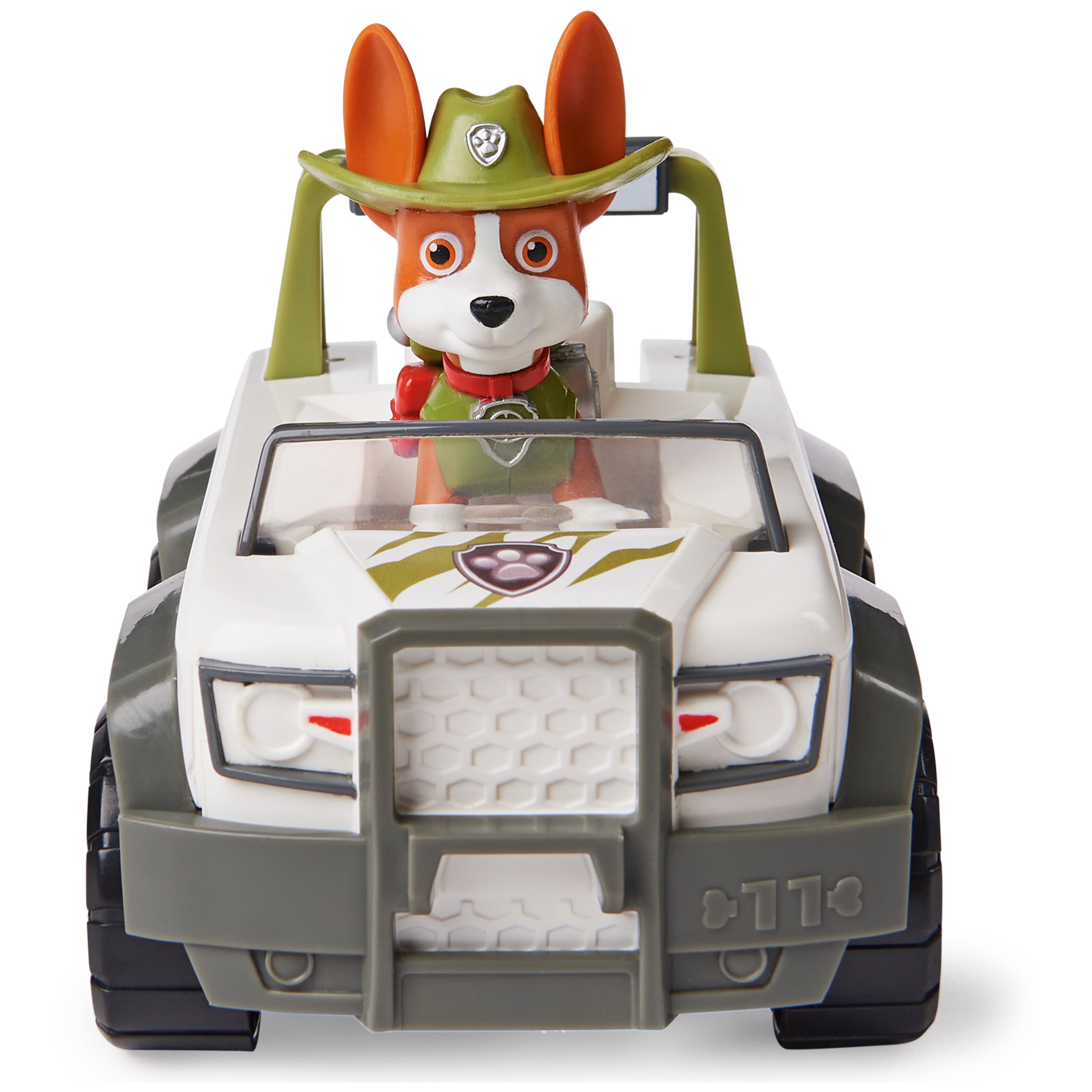PAW Patrol， Tracker’s Jungle Cruiser Vehicle with Collectible Figure