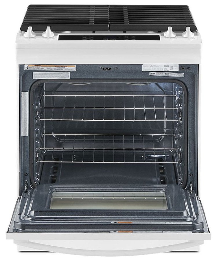 Whirlpool ADA 5 Cu. Ft. White Gas Range With Frozen Bake Technology