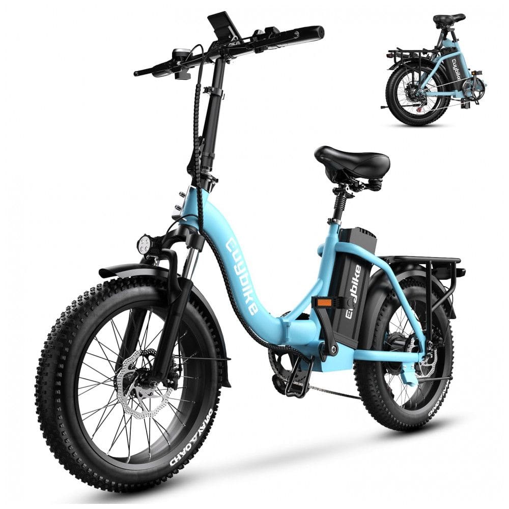 Bicicleta Elétrica Dobrável Narrak S129 com Motor Traseiro 750W (Pico 1100W), Bateria 48V 13Ah, Freios a Disco Duplos e Transmissão SHIMANO