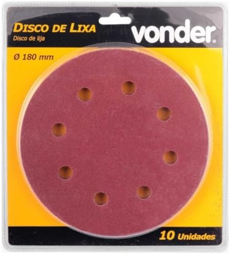 Vonder, Disco De Lixa Com Costado Em Pluma 180 Mm, Gr?o 120, Para A Lixadeira Lpv 750.