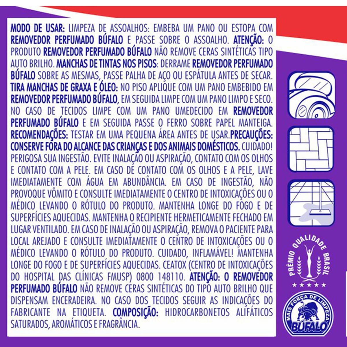 Removedor Lavanda Bufalo 500ml