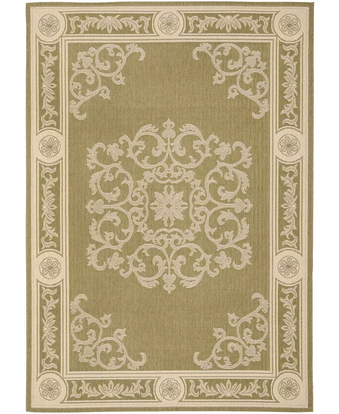 Safavieh Courtyard Olive and Natural 2' x 3'7