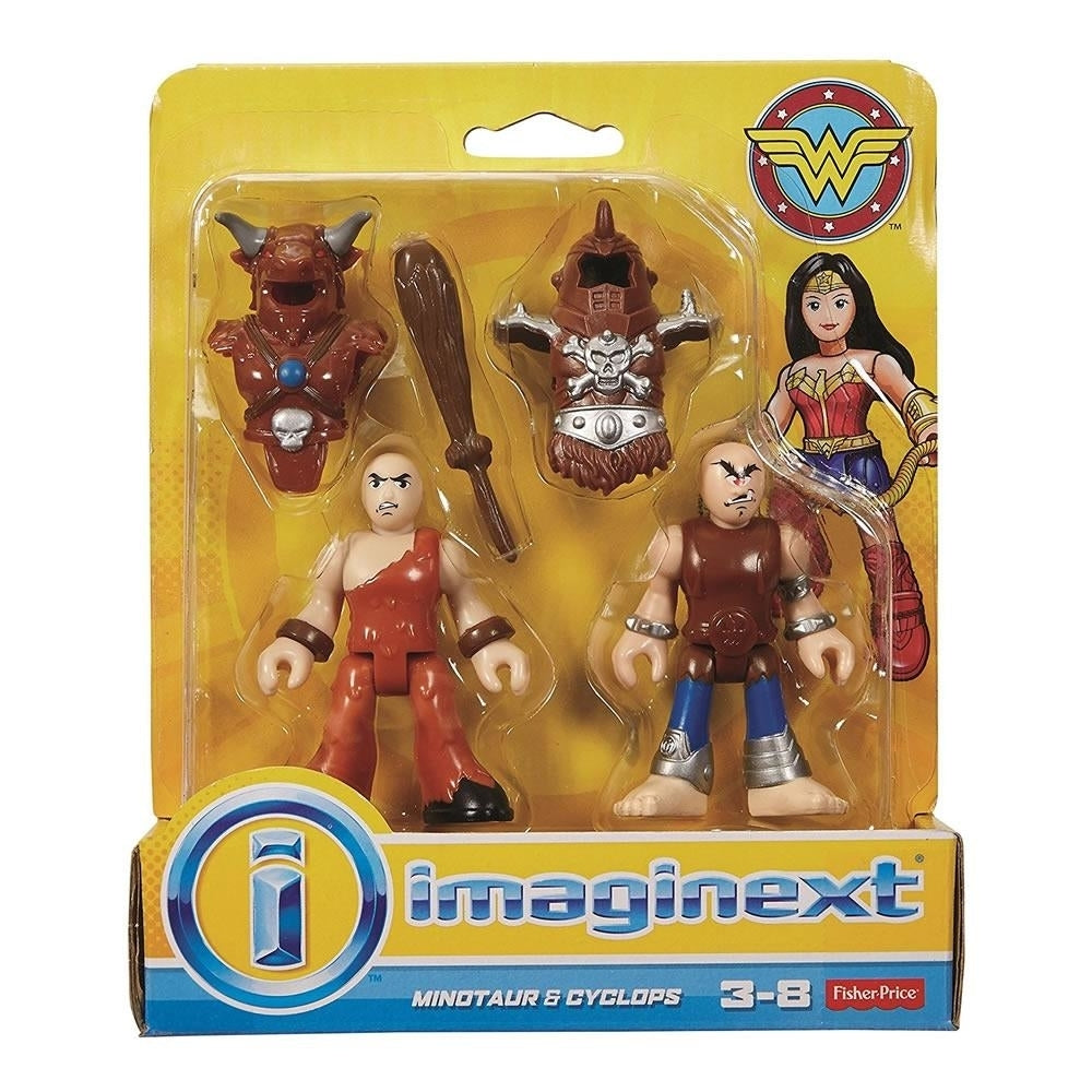 Imaginext Wonder Woman Minotaur and Cyclops Action Figures Fisher-Price