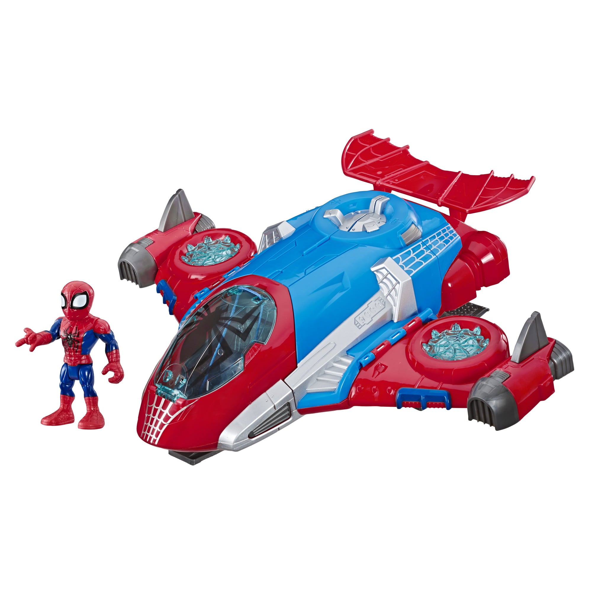 Playskool Heroes Marvel Super Hero Adventures Spider-Man Jetquarters， Ages 3+