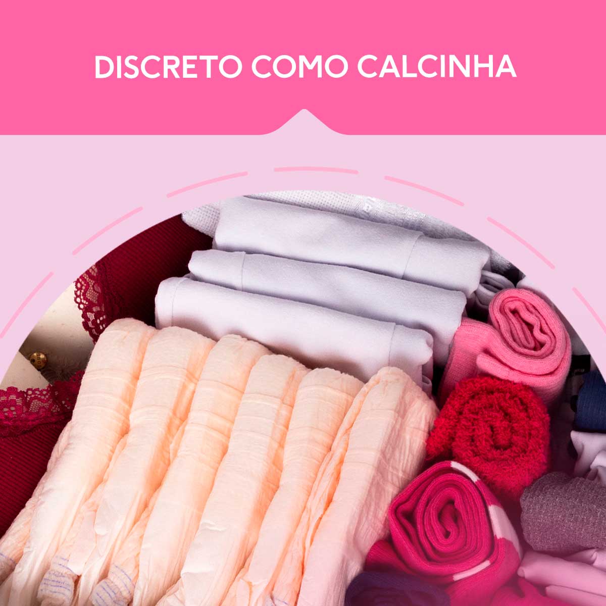 Roupa Intima Plenitud Femme para Incontinencia P/M-16 Unidades