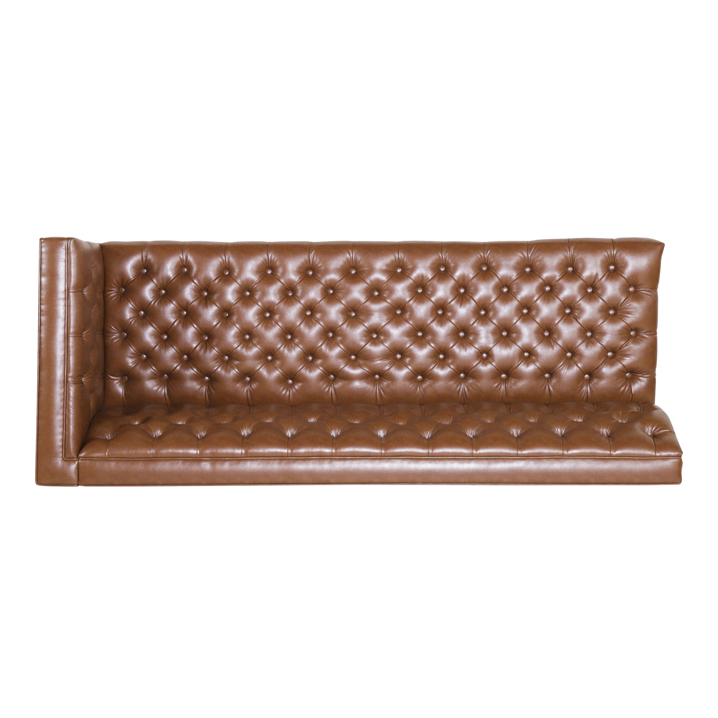 Camrose Contemporary Tufted 4 Seater Chaise Lounge Sectional Sofa