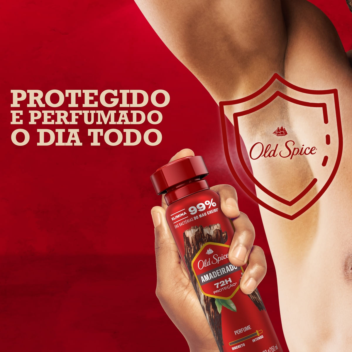 Desodorante Aerosol Old Spice Amadeirado 150ml