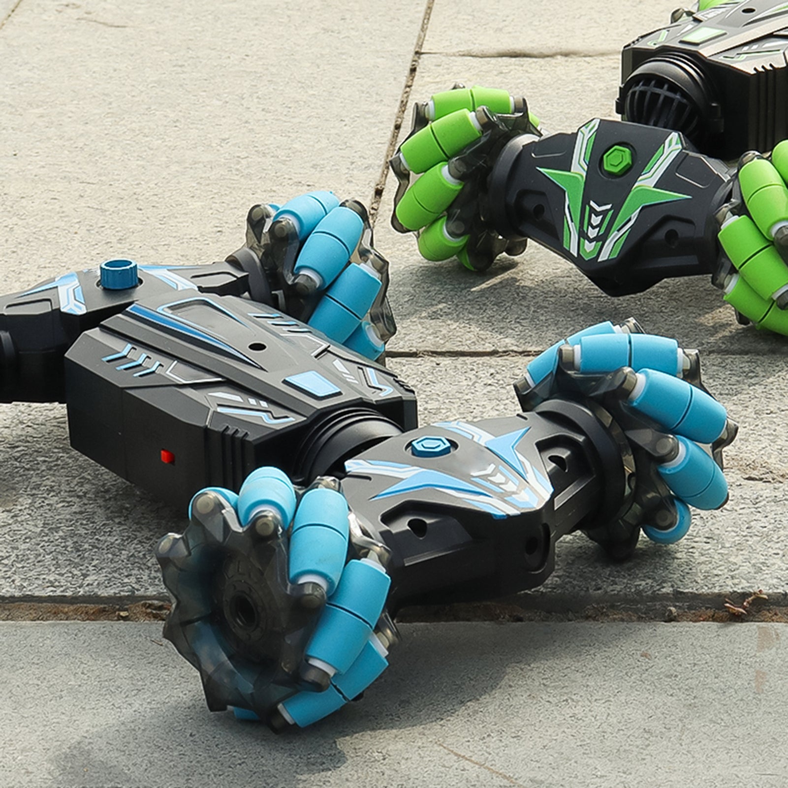 Htovila RC Stunt Car 4WD 2.4GHz Watch Gesture Sensor Control Deformable Car All-Terrain Auto-demo for Kids with Spray Light Music