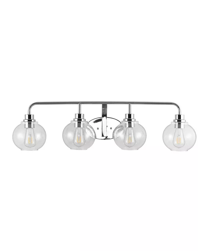 JONATHAN Y Sandrine 4-Light Cottage Rustic LED Vanity Light