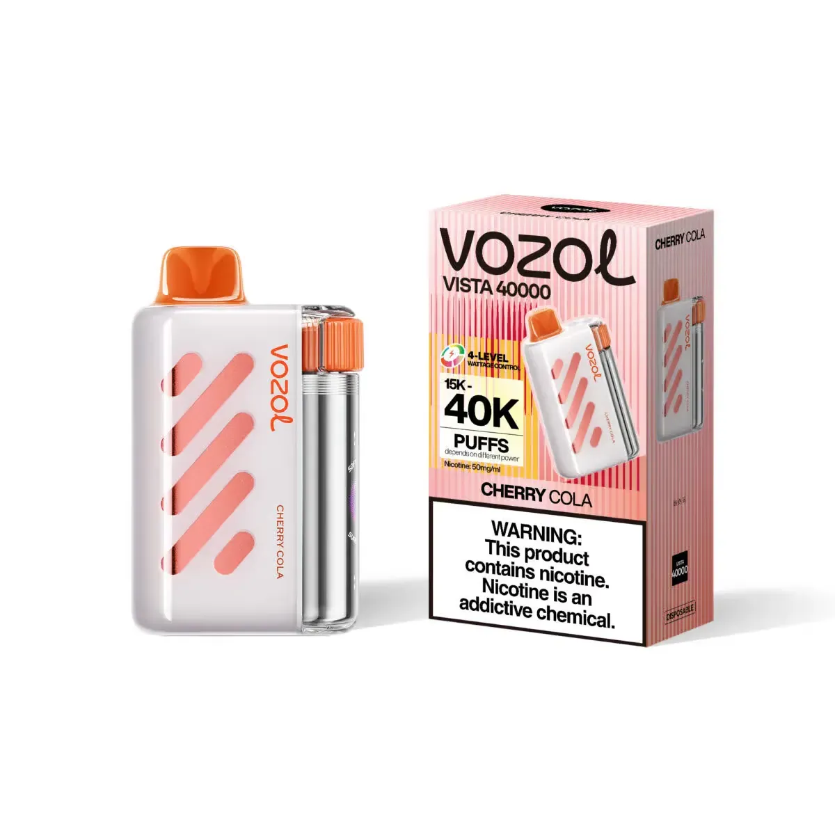 💨VOZOL Vista 40000 Puffs – Ultra Long-Lasting Smart Disposable Vape
