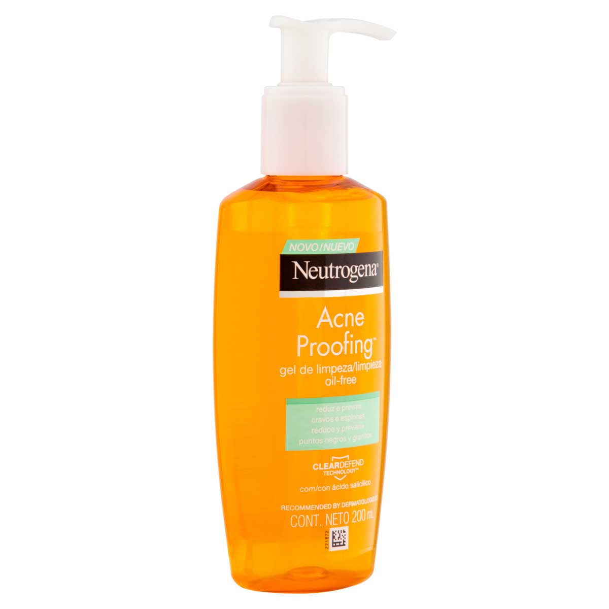 Gel de Limpeza Neutrogena Acne Proofing Frasco 200ml