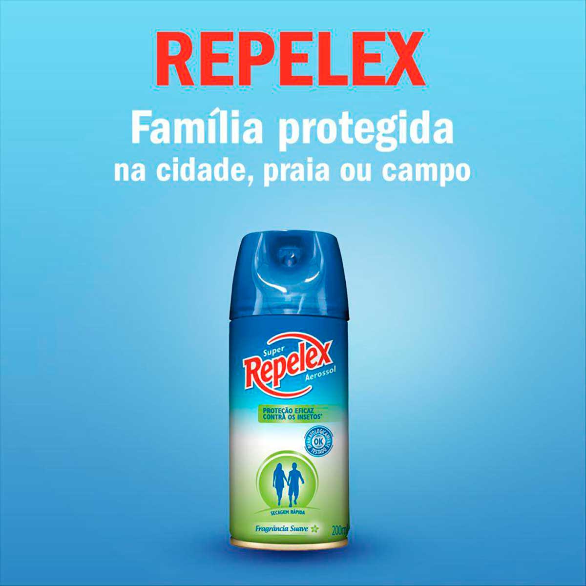Repelex Repelente Family Care Aerossol 200ml