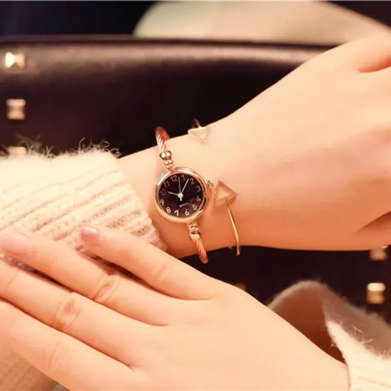 LIUYANGTIAN Fashion Luxury Women's Watch Gold Fine Strap Ladies Watch For Bracelet Montre Femme Female Wrist Watch Women Clock Relojes