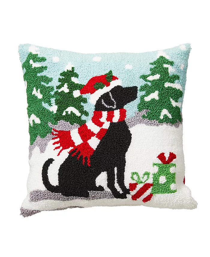 Glitzhome Christmas Dog Pillow