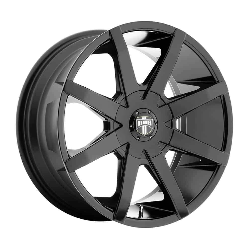 DUB 1PC S110 PUSH S110 20X8.5 5X4.5/120 GL-BLK 35MM