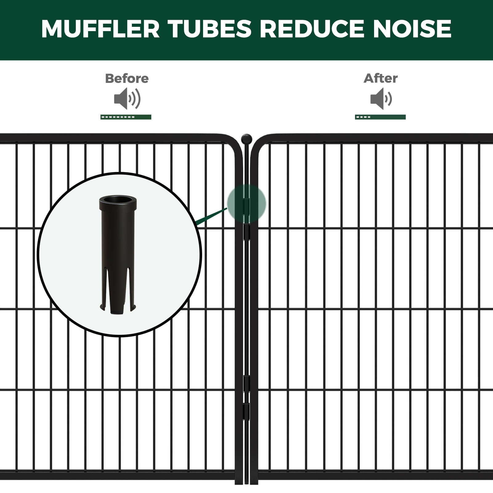 FXW HomePlus Dog Playpen Designed for Indoor Use│Patent Pending