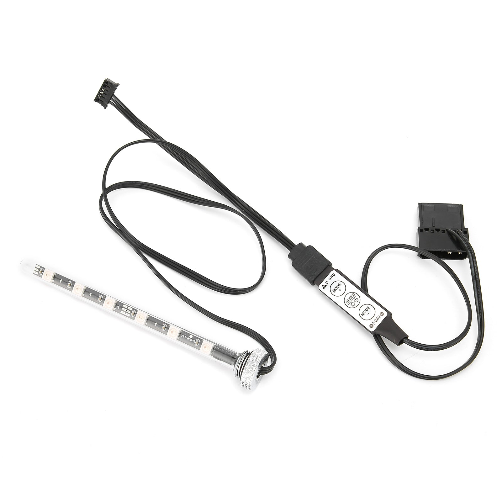 Water Cooling  Light， Water Cooling LED Light RGB  With Controller Drive For Fish  For Aquarium For Computer Water Cooling