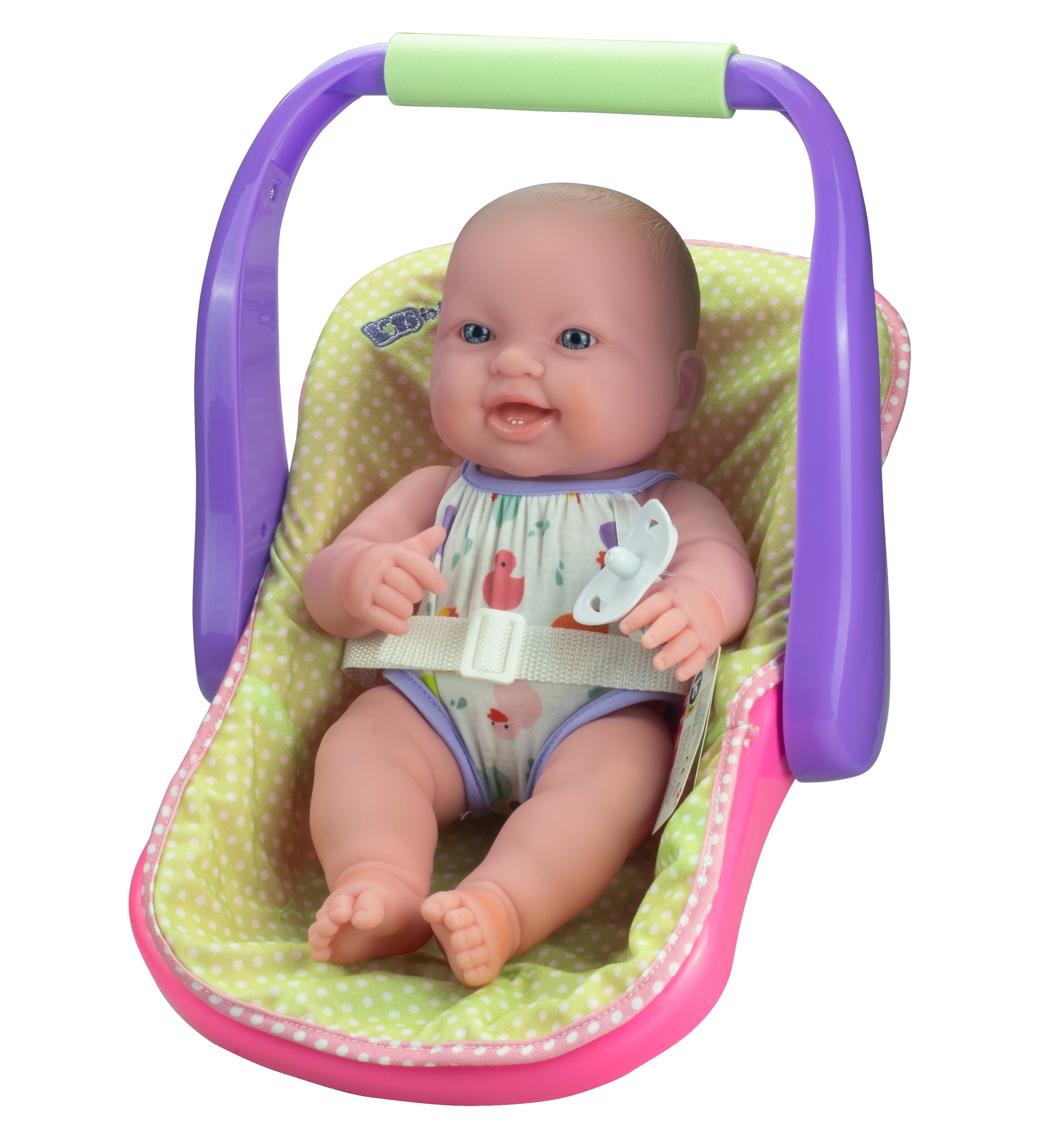Lots to Love Babies 14" All-Vinyl Baby Doll in Multi-Position Carrier.