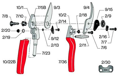 Felco No. 10 High-Performance Pruner for Left-Handers
