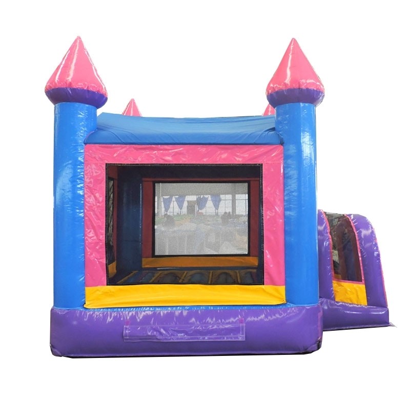 TentandTable Commercial Inflatable Bounce House - Pink Kids Bouncy Castle
