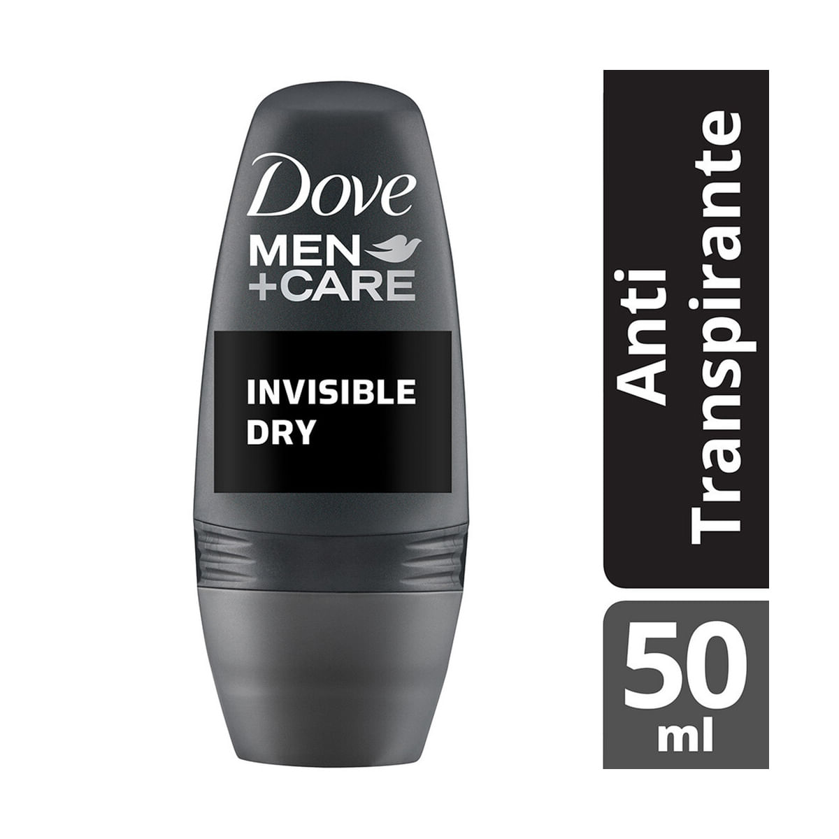 Desodorante Roll-On Dove Men+Care Invisible Dry Masculino 50 ml