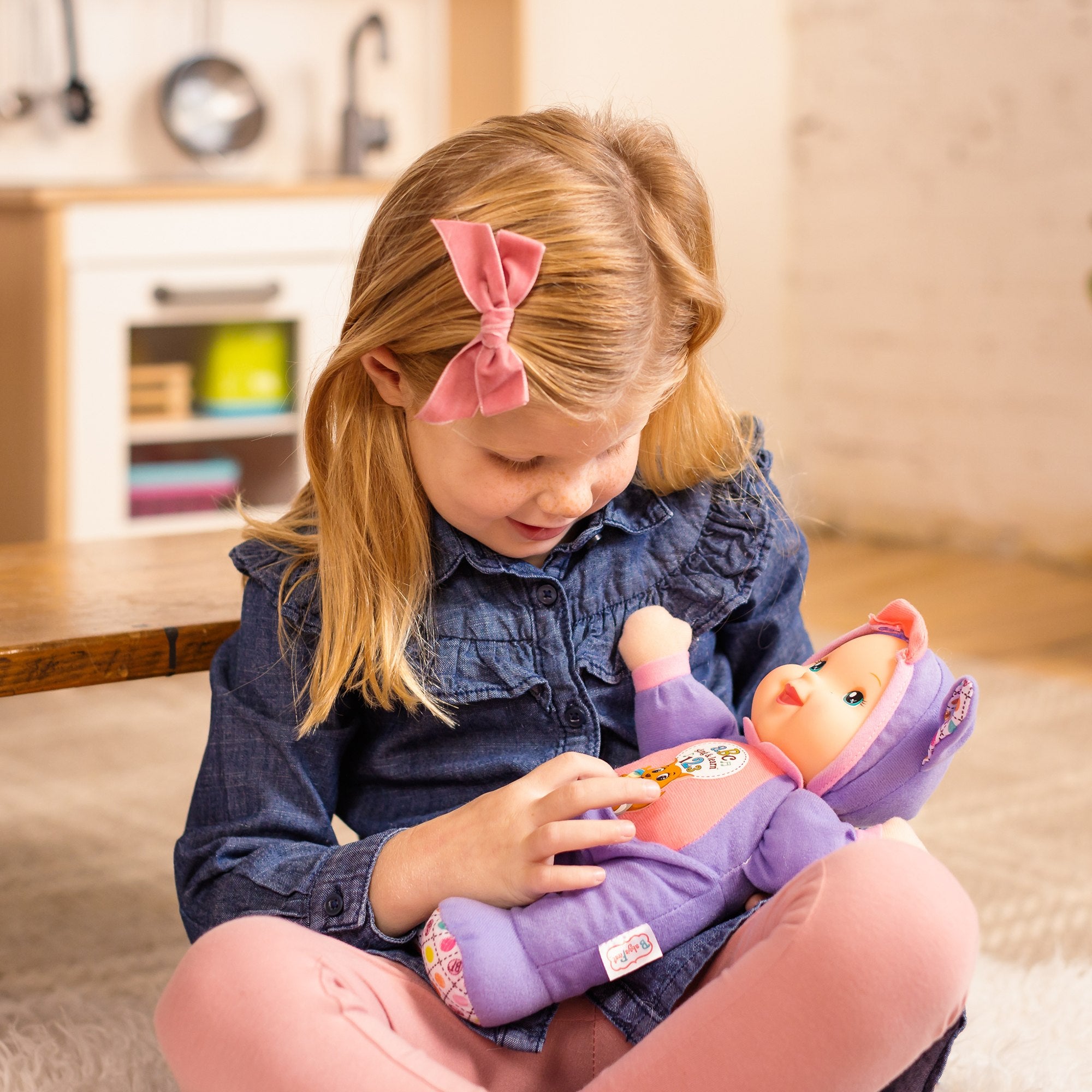 Baby's First Sing & Learn Purple Kangaroo Toy Doll - All Ages