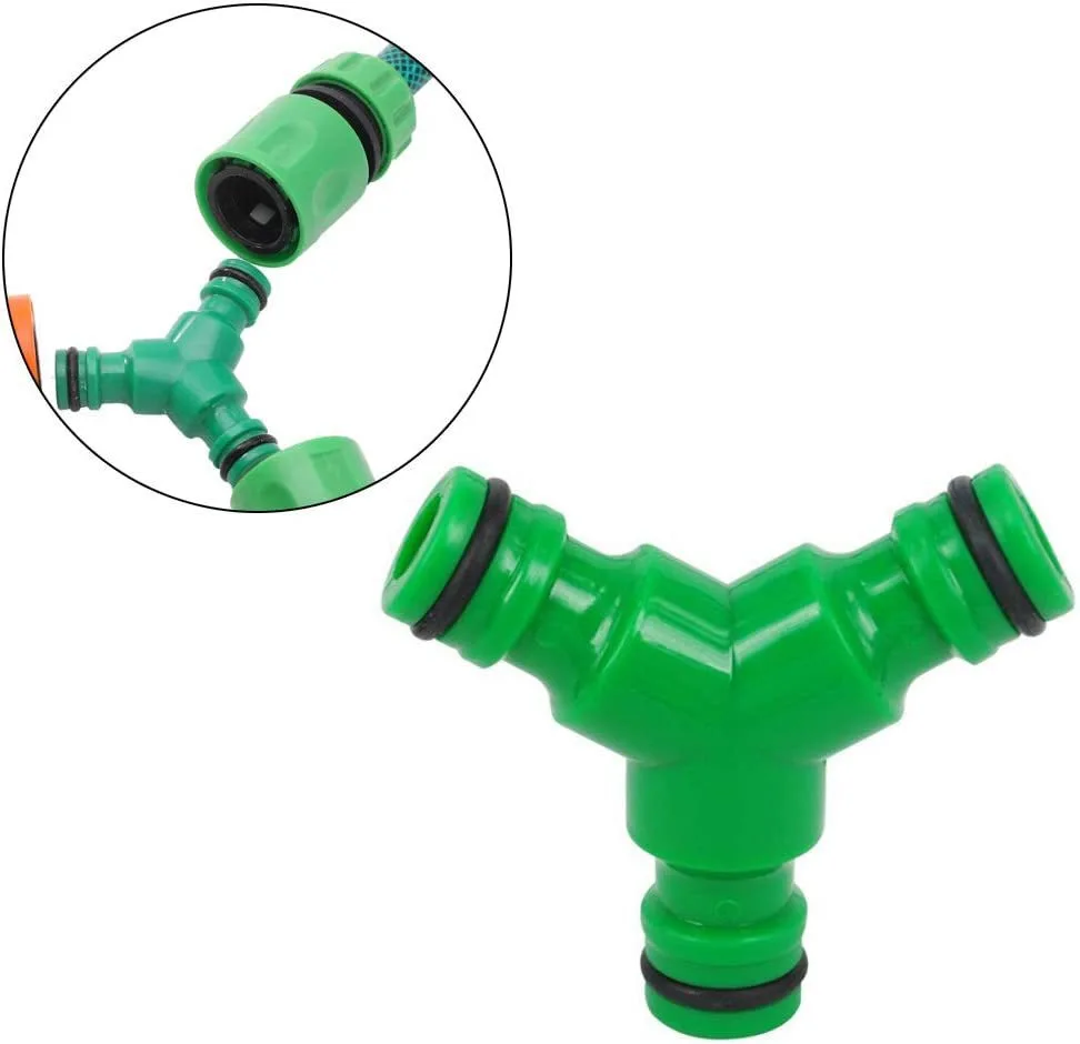 Household faucet Y-type three-way quick-connect diverter hose quick-co