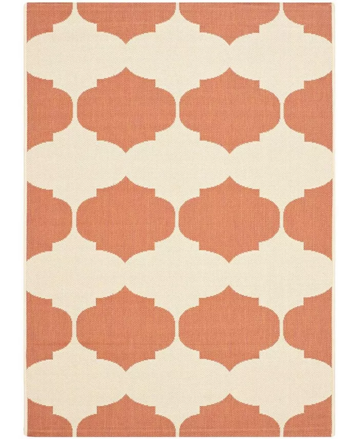 Safavieh Courtyard Beige and Terracotta 6'7