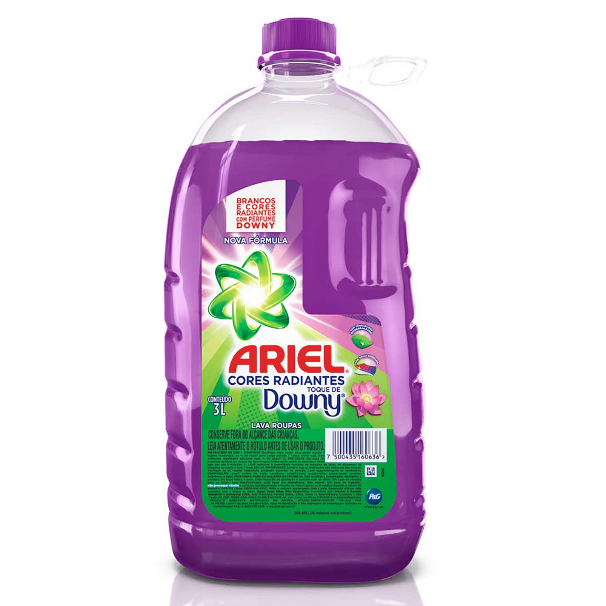 Sabao Liquido Ariel Cores Radiantes Toque de Downy 3L