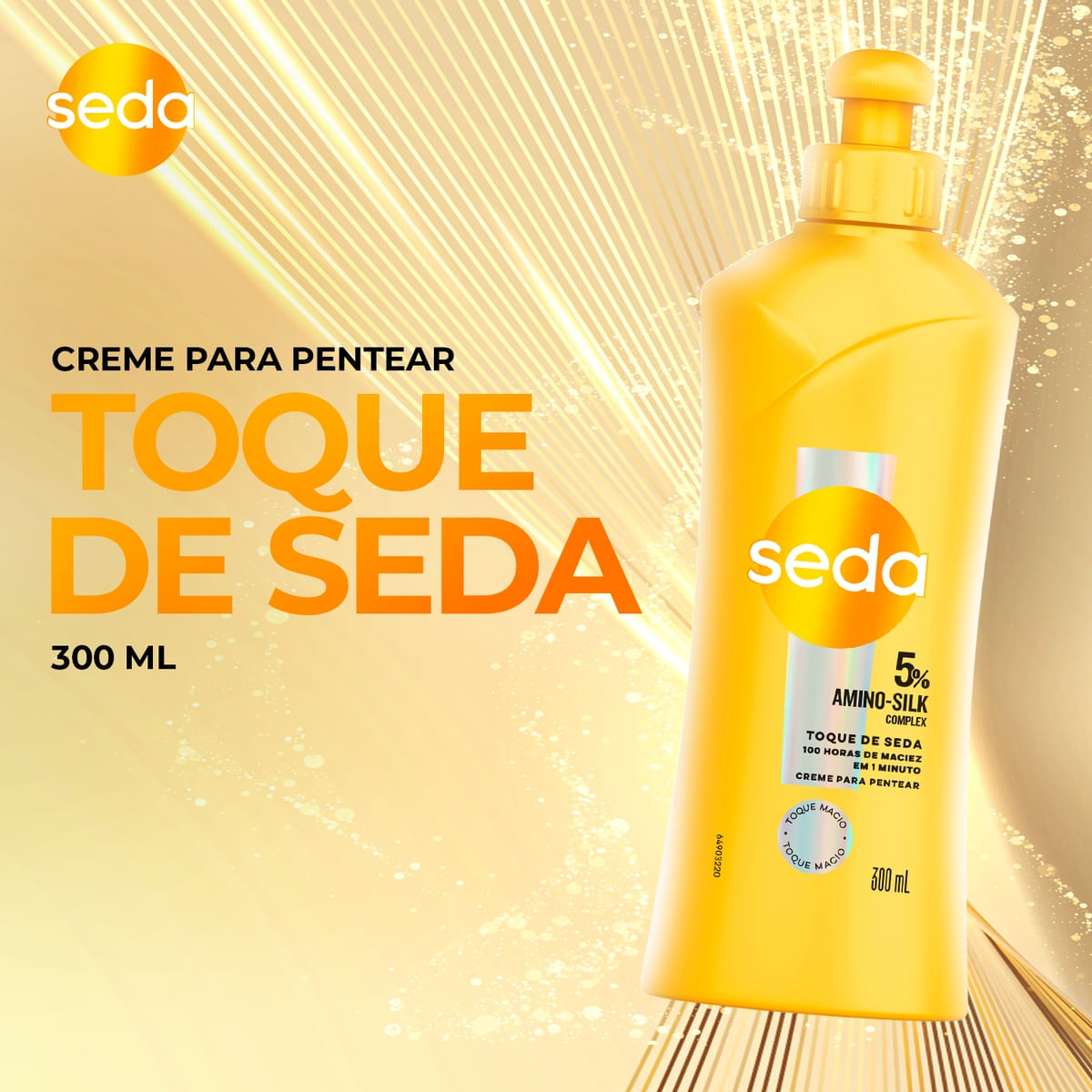 Creme para Pentear Seda Toque de Seda 300ml