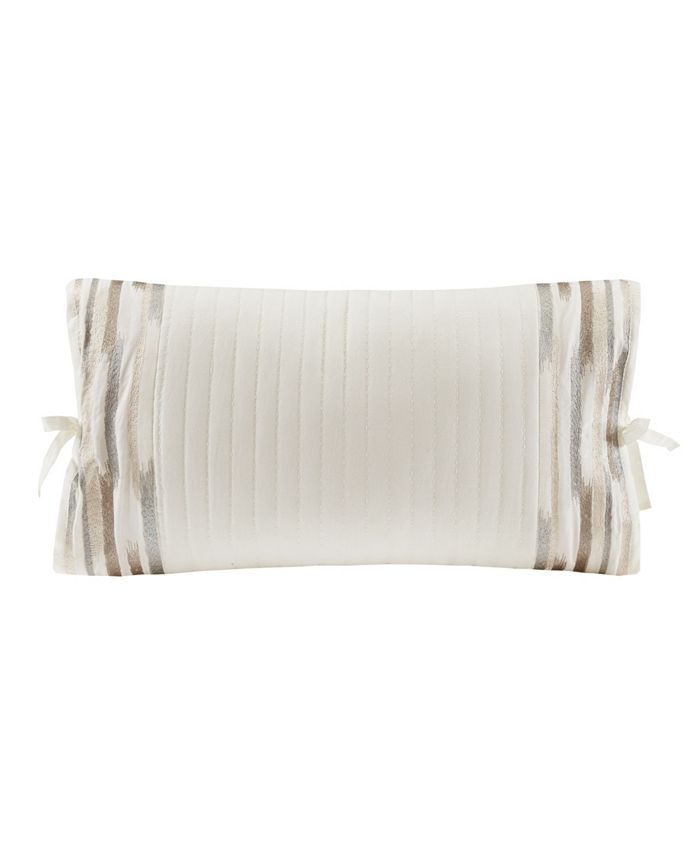 Natori Hanae Embroidered Decorative Pillow， 12