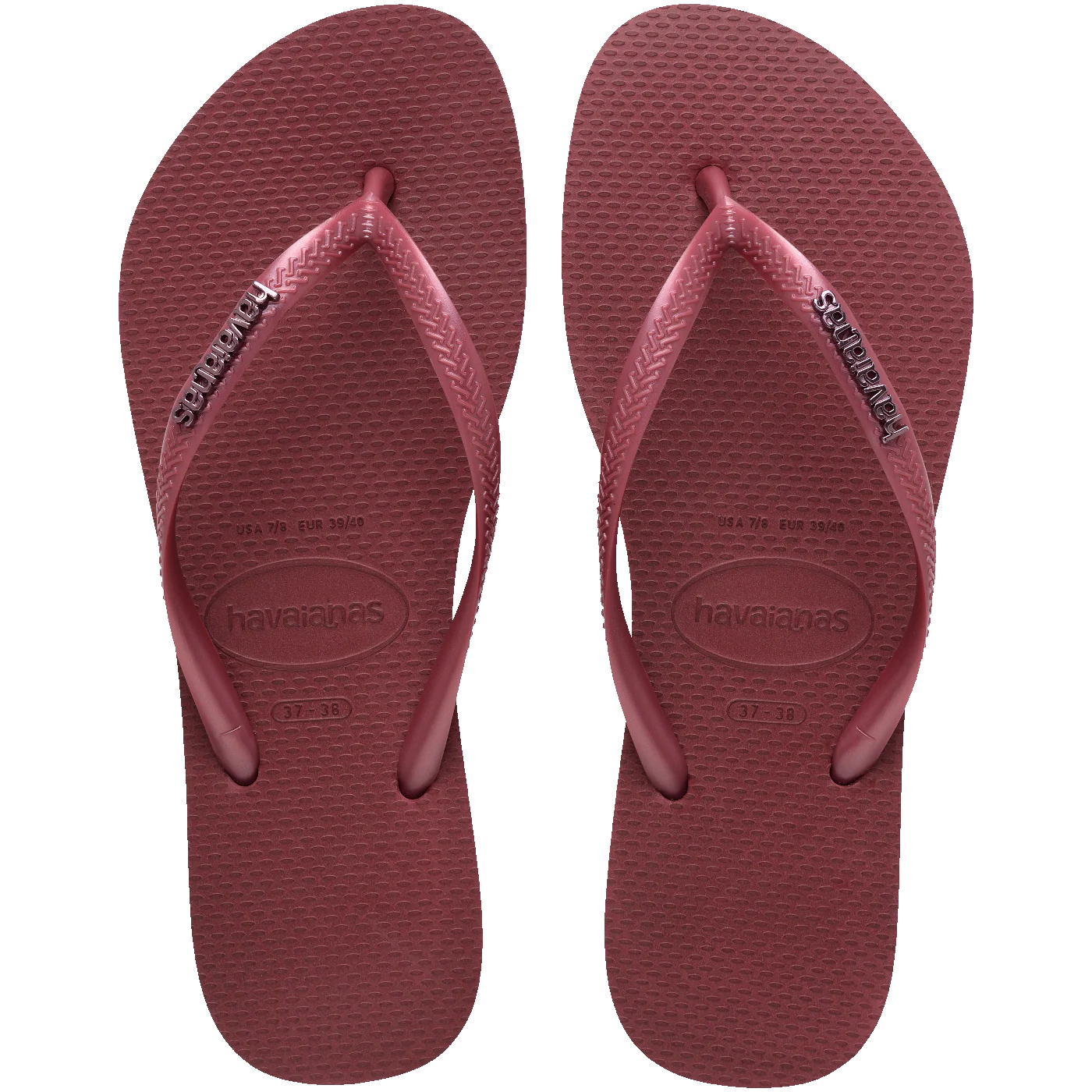 Chinelo Havaianas Slim Logo Metallic