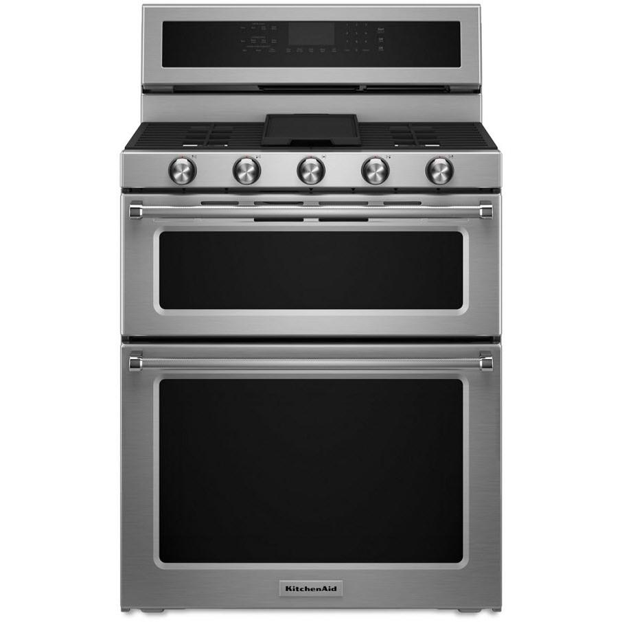 KitchenAid 30-inch Freestanding Dual-Fuel Range KFDD500ESS
