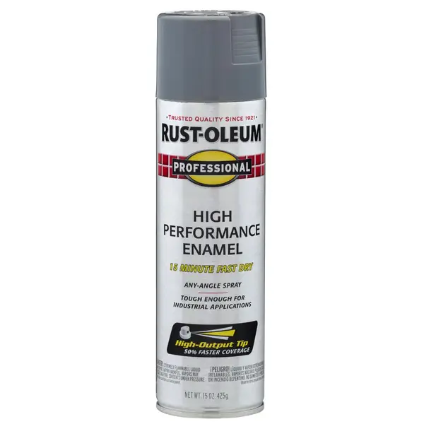 Rust-Oleum 15 oz Professional Gloss Dark Machine Gray Enamel Spray