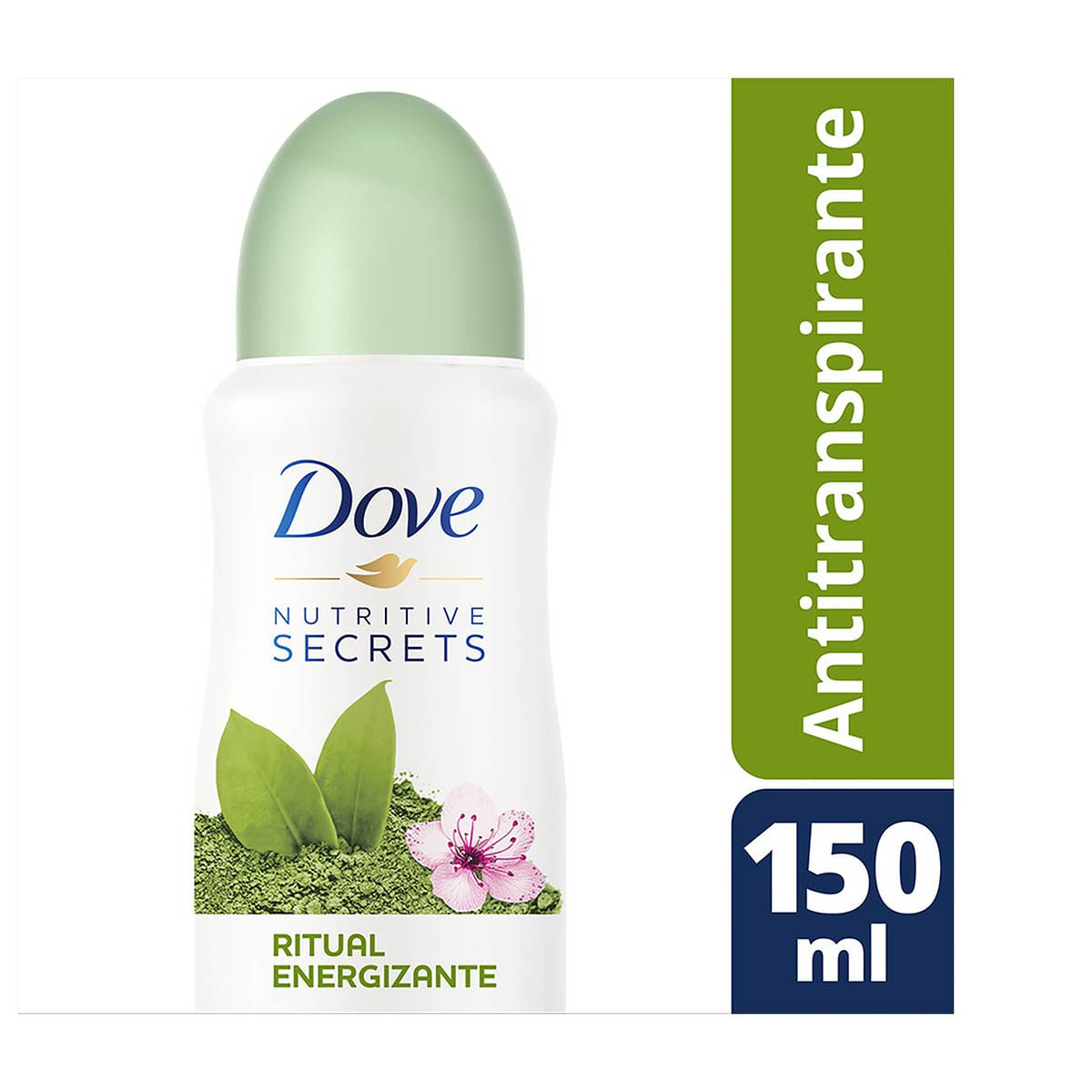 Desodorante Antitranspirante Aerosol Dove Nutritive Secrets Matcha e Flor de Sakura 150 ml
