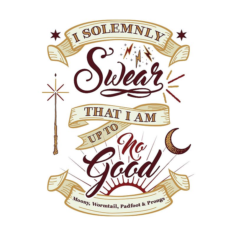 RoomMates Harry Potter Marauder's Map Quote Wall Decal