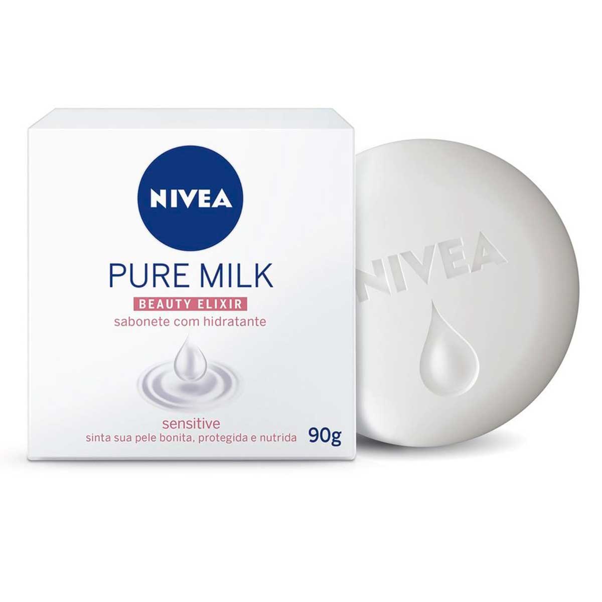 Sabonete em Barra NIVEA Pure Milk Sensitive 90g