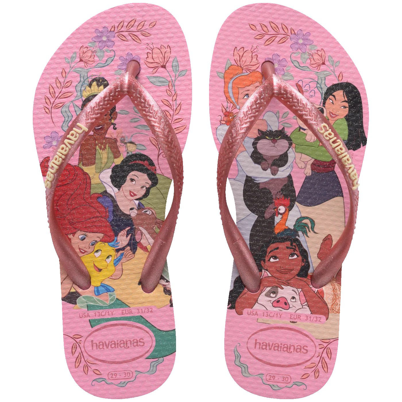 Chinelo Havaianas Infantil Slim Princesas