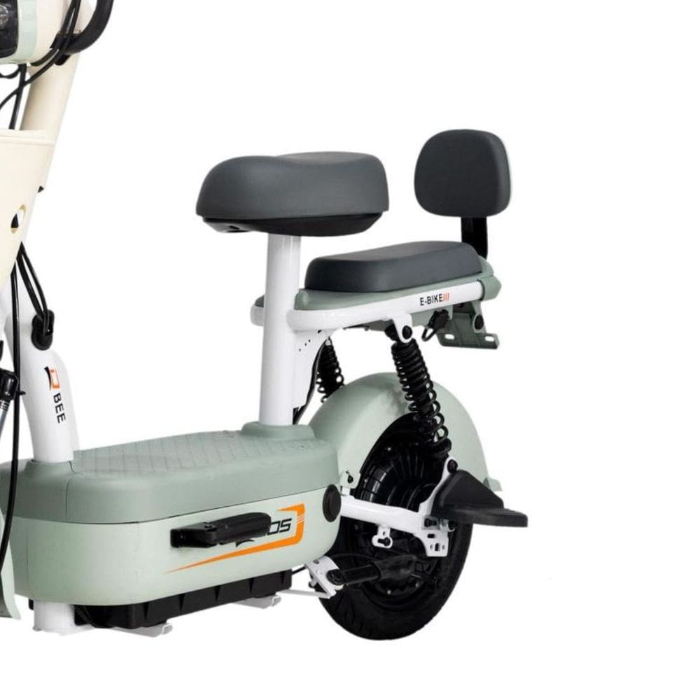Bicicleta Elétrica Scooter com Alarme 500W 48V Bee Verde Duos