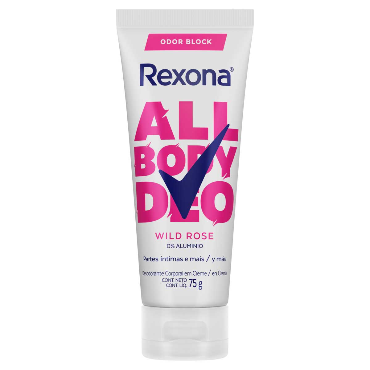Desodorante Creme Rexona All Body Deo Wild Rose 75g