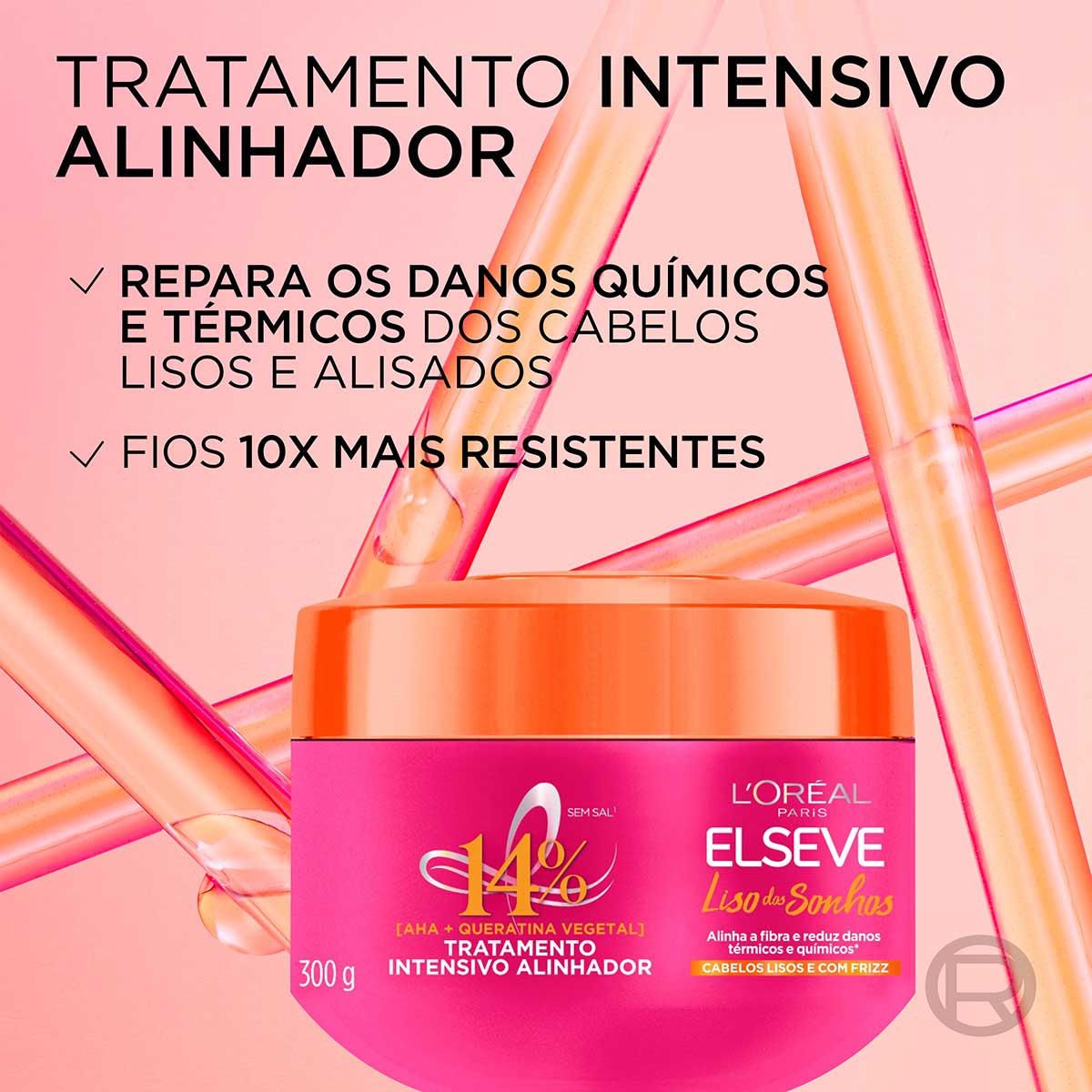 Creme de Tratamento Elseve Liso dos Sonhos 300g