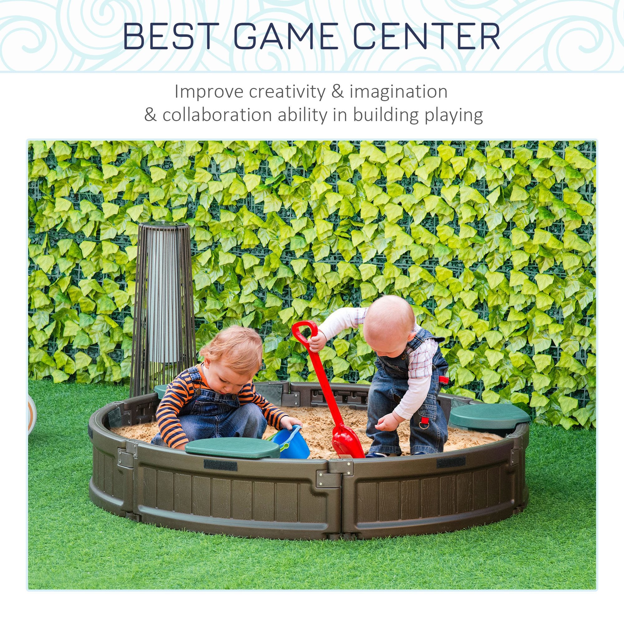 's Sandpit Playset for Backyard